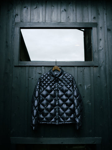 HAVEN / NANGA Skyline Shirt Jacket - Nylon Ripstop / Goose Down Grey, Down Jackets