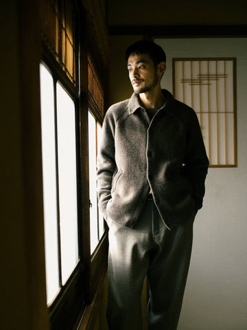 HAVEN Highland Knit Shirt - Merino Wool Cashmere Brown, Sweaters