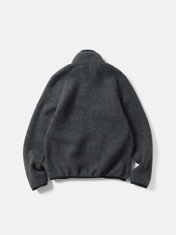 HAVEN Alpine  Jacket - Melange Wool Charcoal, Fleece Jackets