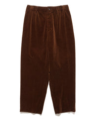 ATON Suvin Corduroy Easy Wide Pants Brown, Bottoms