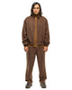 AURALEE Baby Camel Flannel Zip Blouson Dark Brown, Outerwear