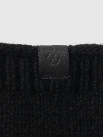 HAVEN Ansell Gaiter - Merino Wool Cashmere Black, Neck Gaiters
