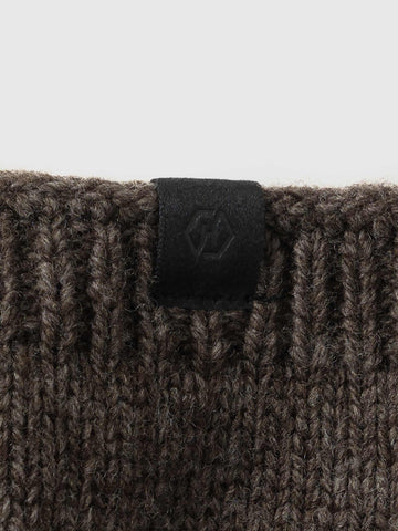 HAVEN Ansell Gaiter - Merino Wool Cashmere Brown, Neck Gaiters
