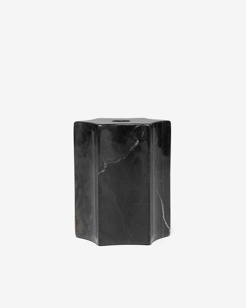Apapacho World for HAVEN Vase/Bookend Marble Black, Home Goods
