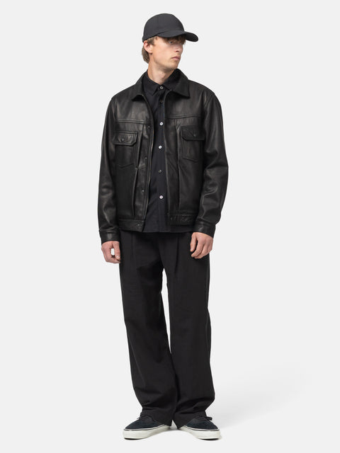 HAVEN Atelier Pant - Vintage Linen Poplin Black, Pants
