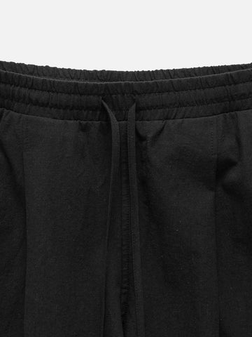HAVEN Atelier Short - Vintage Linen Poplin Black, Shorts