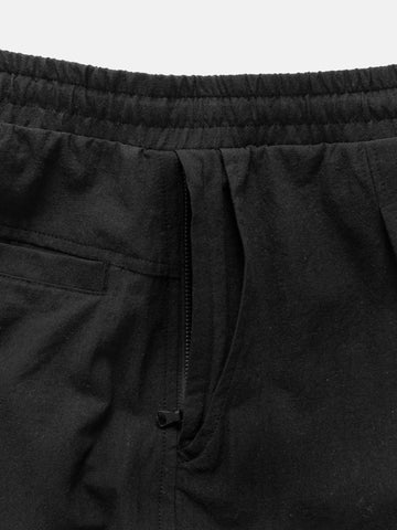 HAVEN Atelier Short - Vintage Linen Poplin Black, Shorts