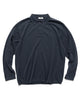 ATON Cotton Silk Cashmere Polo Sweater Navy, Sweaters