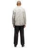 ATON Hand Dyed Nylon Shirt Jacket Gray, Outerwear