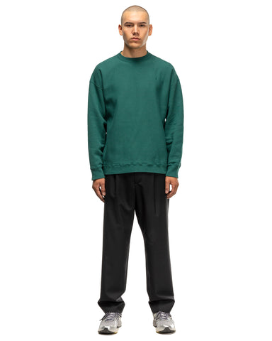 ATON Natural Dyed Urake Oversized Sweat Shirt Green, Sweaters