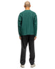 ATON Natural Dyed Urake Oversized Sweat Shirt Green, Sweaters