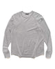 HAVEN Base Crewneck - Merino Wool Terry Heather Grey, Sweaters