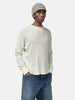 HAVEN Base Thermal Crewneck - Superfine Wool Waffle Off White, Thermals