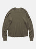 HAVEN Base Thermal Crewneck - Superfine Wool Waffle Tarmac, Thermals