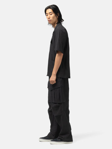 HAVEN Brigade Pant - Vintage Linen Poplin Black, Cargo Pants