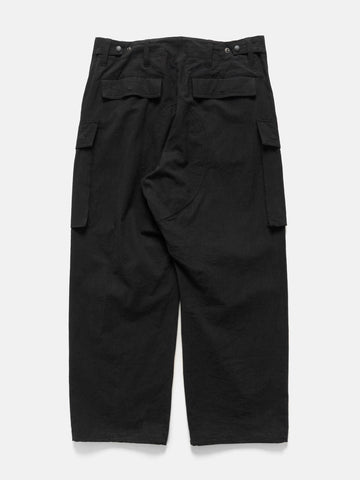 HAVEN Brigade Pant - Vintage Linen Poplin Black, Cargo Pants