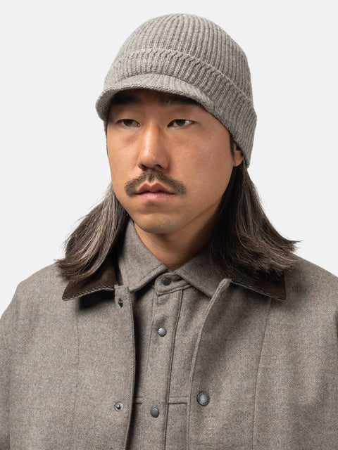 HAVEN Stoker Beanie - Lambswool Warm Grey, Beanies