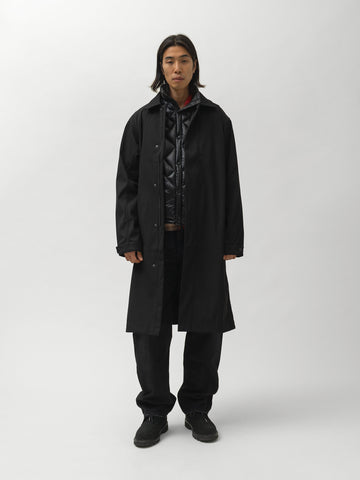 HAVEN Bureau Coat - Loro Piana Storm System 3L Wool Nylon Black, Coats