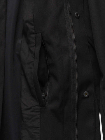 HAVEN Bureau Coat - Loro Piana Storm System 3L Wool Nylon Black, Coats