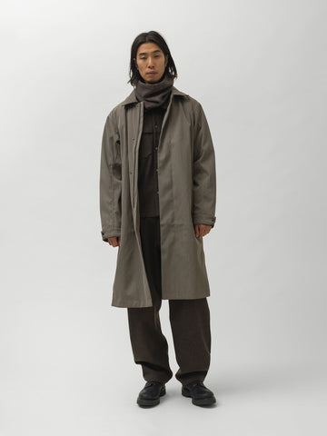 HAVEN Bureau Coat - Loro Piana Storm System 3L Wool Nylon Taupe, Coats