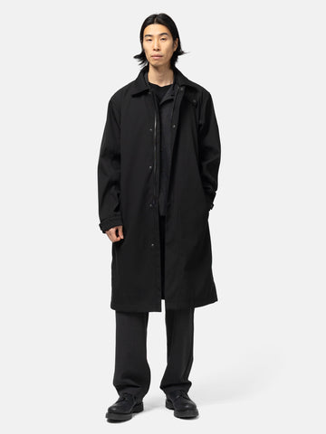 HAVEN Bureau Coat - Loro Piana Storm System 3L Wool Nylon Black, Coats