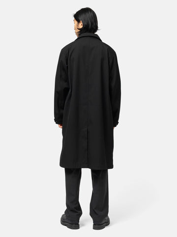 HAVEN Bureau Coat - Loro Piana Storm System 3L Wool Nylon Black, Coats