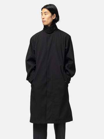 HAVEN Bureau Coat - Loro Piana Storm System 3L Wool Nylon Black, Coats