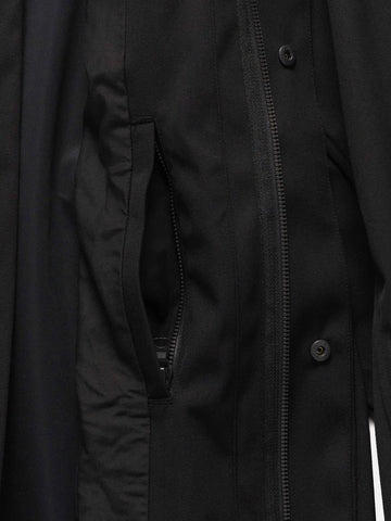 HAVEN Bureau Coat - Loro Piana Storm System 3L Wool Nylon Black, Coats