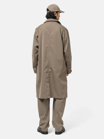 HAVEN Bureau Coat - Loro Piana Storm System 3L Wool Nylon Taupe, Coats