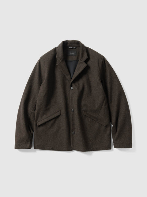 HAVEN Bureau Jacket - Loro Piana Storm System® Wool Brown, Jackets