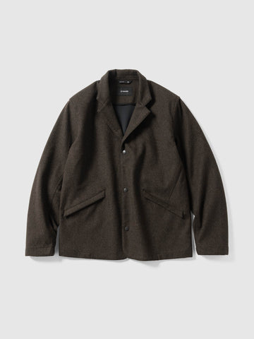 HAVEN Bureau Jacket - Loro Piana Storm System Wool Brown, Jackets