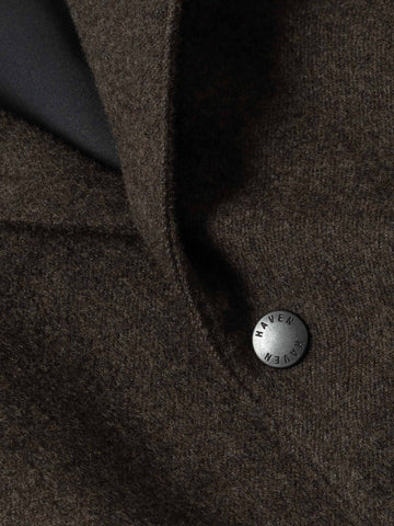 HAVEN Bureau Jacket - Loro Piana Storm System Wool Brown, Jackets