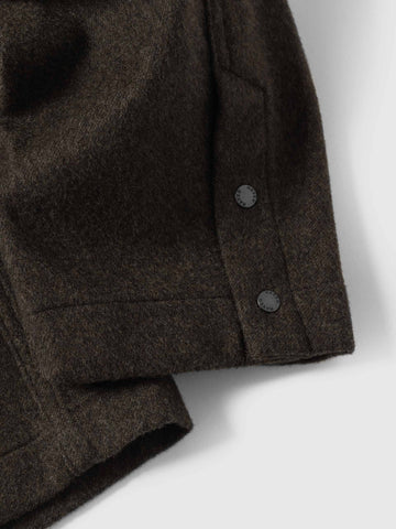 HAVEN Bureau Jacket - Loro Piana Storm System Wool Brown, Jackets
