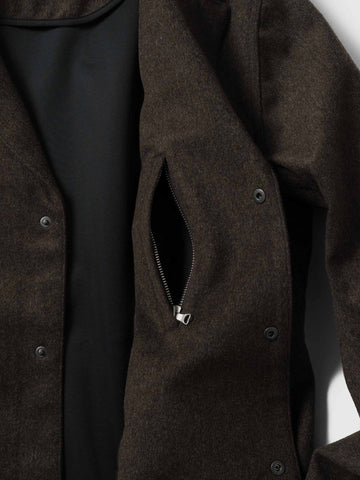 HAVEN Bureau Jacket - Loro Piana Storm System Wool Brown, Jackets