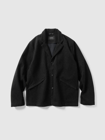 HAVEN Bureau Jacket - Loro Piana Storm System® 3L Wool Charcoal, Jackets