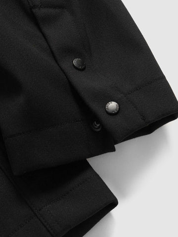 HAVEN Bureau Jacket - Loro Piana Storm System® 3L Nylon Wool Black, Jackets