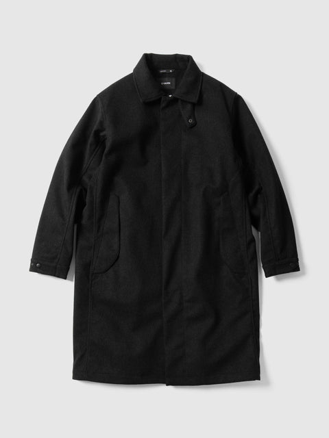HAVEN Bureau Overcoat - Loro Piana Storm System® Wool Charcoal, Coats
