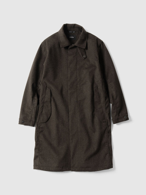 HAVEN Bureau Overcoat - Loro Piana Storm System® Wool Brown, Coats