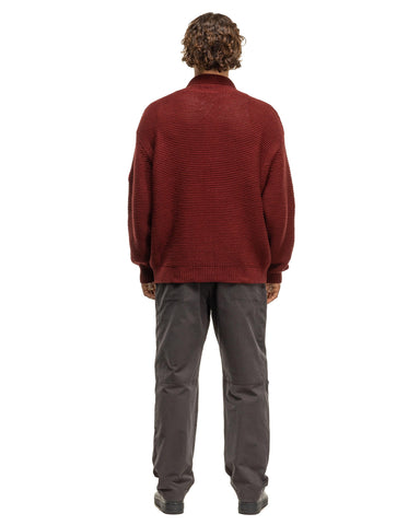 CAV EMPT Collared Knit Cardigan Red, Knits