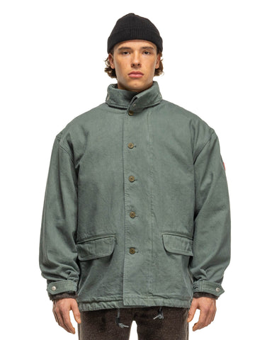 CAV EMPT Overdye Fold Collar Coat, Outerwear