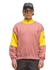 CAV EMPT Wide Rib Cut Half Zip Sweat Pink, Sweaters