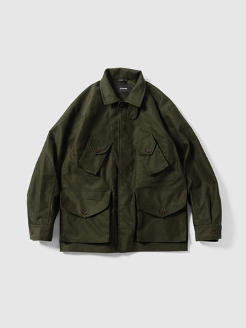 HAVEN Cascadia Jacket - Giza Cotton Moleskin Olive, Jackets