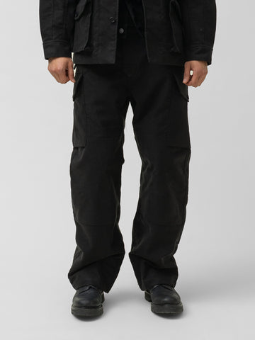 HAVEN Cascadia Pant - Giza Cotton Moleskin Black, Cargo Pants