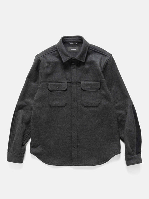 HAVEN Crescent Shirt - Loro Piana Zelander® Merino Wool Charcoal, Shirts