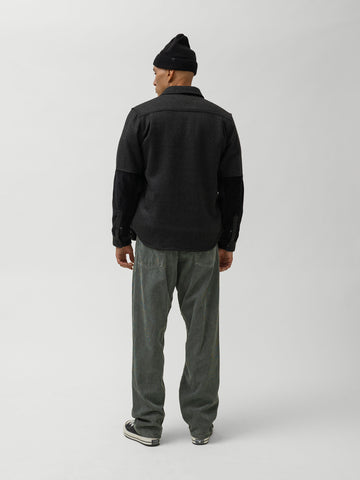HAVEN Crescent Shirt - Loro Piana Zelander® Merino Wool Charcoal, Shirts