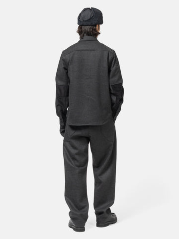 HAVEN Crescent Shirt - Loro Piana Zelander® Merino Wool Charcoal, Shirts