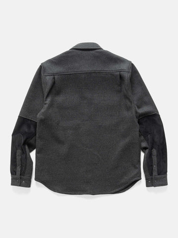 HAVEN Crescent Shirt - Loro Piana Zelander® Merino Wool Charcoal, Shirts