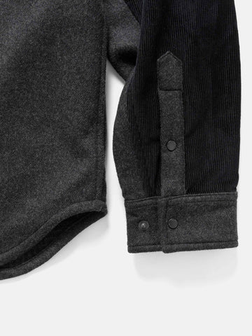 HAVEN Crescent Shirt - Loro Piana Zelander® Merino Wool Charcoal, Shirts