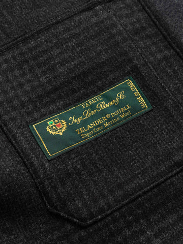 HAVEN Crescent Shirt - Loro Piana Zelander® Merino Wool Charcoal, Shirts