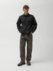 HAVEN Crescent Shirt - Loro Piana Zelander® Merino Charcoal Plaid, Shirts